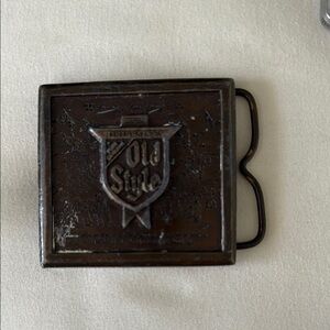 Heileman's Old Style Belt Buckle